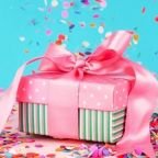 imagem de brinde e confetes - como vender mais brindes